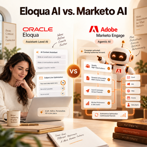 Oracle Eloqua AI vs. Adobe Marketo Engage AI 29 Eloqua AI vs Marketo AI, Marketo agentic ai, Eloqua assistant ai, ai marketing automation roadmap, oracle Eloqua vs adobe Marketo ai