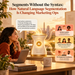 natural language segmentation, AI audience segmentation, Eloqua segmentation, Marketo smart lists, AI marketing operations, prompt-based filtering, marketing ops automation