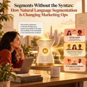 natural language segmentation, AI audience segmentation, Eloqua segmentation, Marketo smart lists, AI marketing operations, prompt-based filtering, marketing ops automation